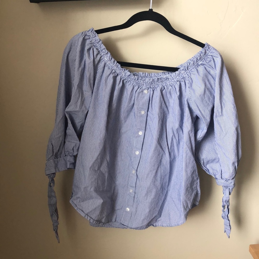 Off the shoulder shirt